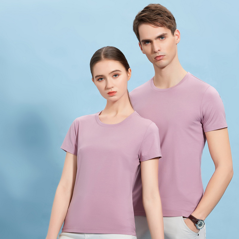 HT042-193 Modal stretch crew?neck T?shirt