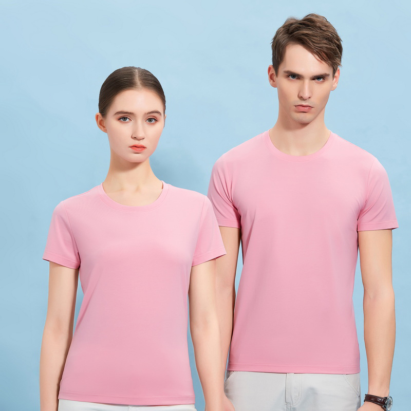 HT042-193 Modal stretch crew?neck T?shirt
