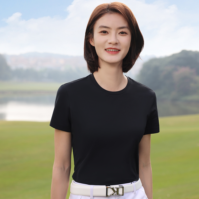 HT042-196 Sunny Golf light?cloud fibre crew?neck T?shirt (universal fit)