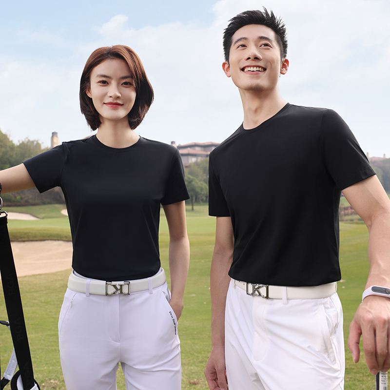 HT042-196 Sunny Golf light?cloud fibre crew?neck T?shirt (universal fit)