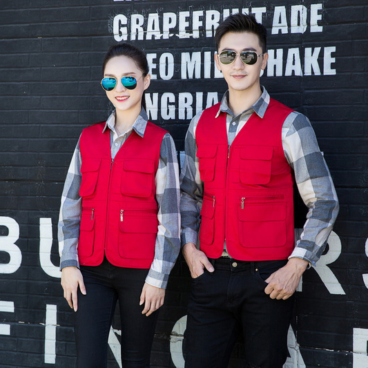 HT045?661 Solid zippered mesh vest