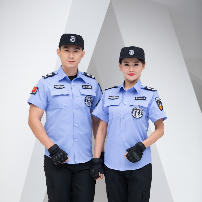 HT045-475 Security straight?cut long?sleeve shirt