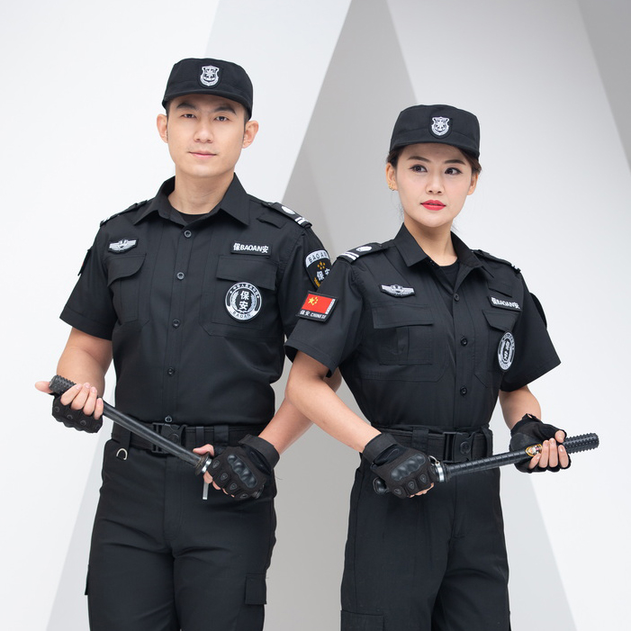 HT045-489 Special?duty summer short?sleeve twill security uniform