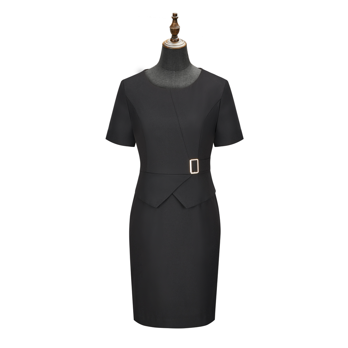 HT052-010 Stretch black dress