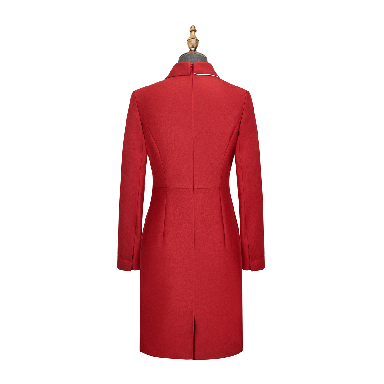 HT052-013 Wine red dress