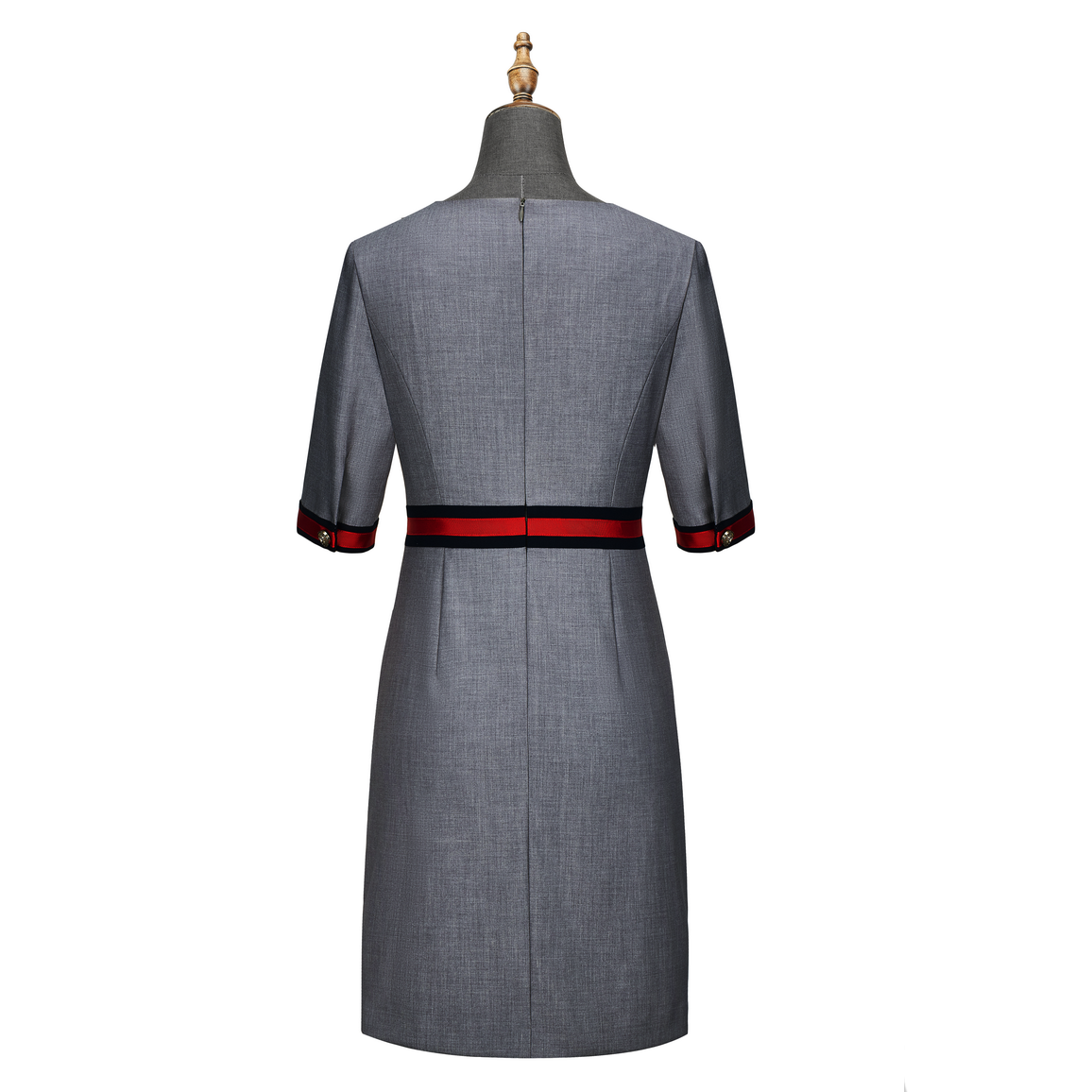 HT052-015 Stretch grey dress