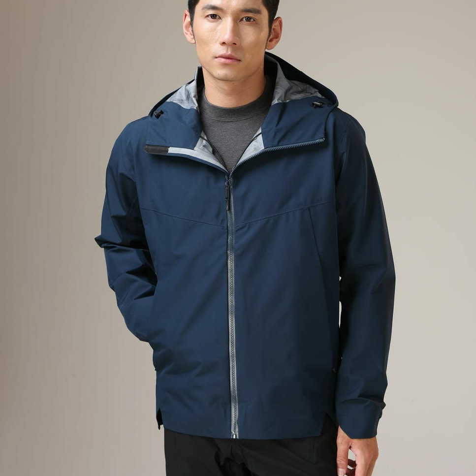 HT012-084 Spring/autumn pongee business single?layer men's outdoor jacket