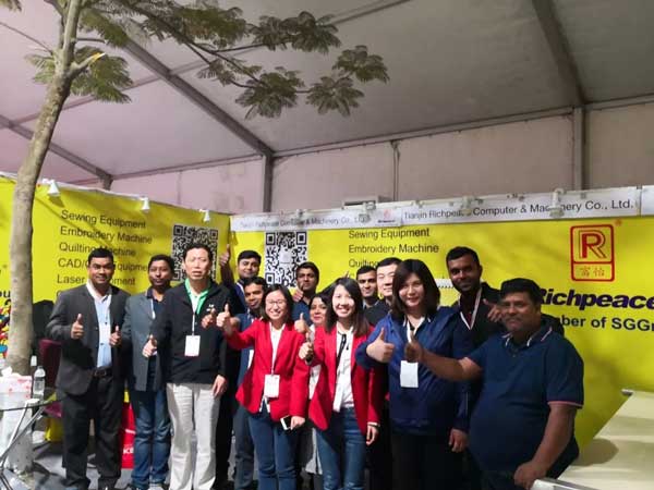 garment machine Exhibition garment machine Exhibition