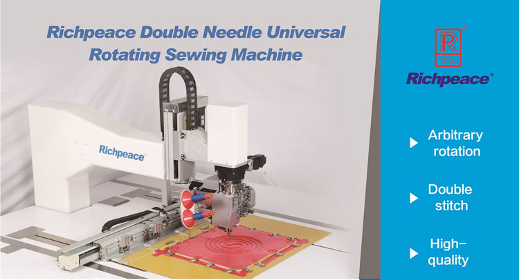 Richpeace Automatic Double-needle Universal Rotating Sewing Machine Richpeace Automatic Double-needle Universal Rotating Sewing Machine
