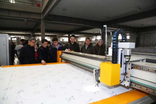 visit richpeace Quilting machine workshop visit Quilting machine workshop