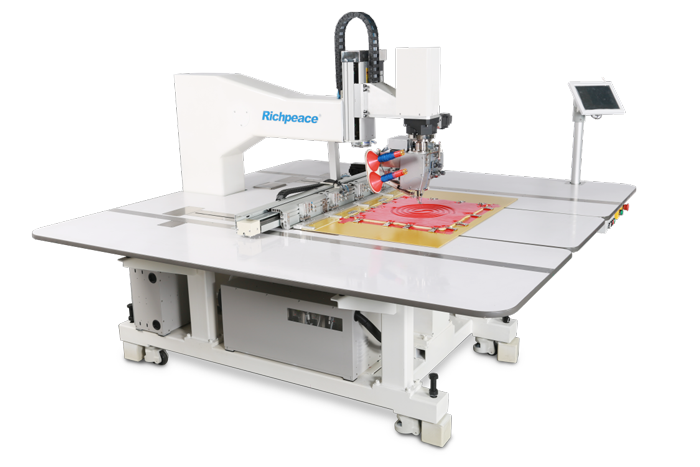 Richpeace automatic double needle sewing machine Richpeace automatic double needle sewing machine