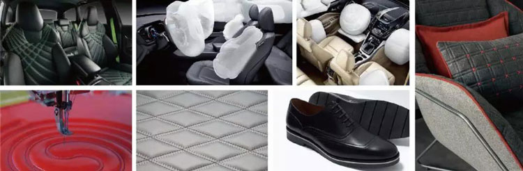 Richpeace Automatic Double-needle Universal Rotating Sewing Machine application Richpeace Automatic Double-needle Universal Rotating Sewing Machine application