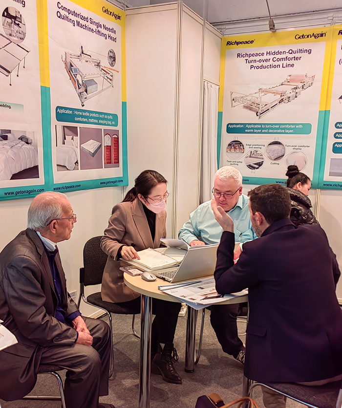 The 2023 Heimtextil Home Exhibition in Germany is in full swing! Richpeace looks forward to your visit! The 2023 Heimtextil Home Exhibition in Germany is in full swing! Richpeace looks forward to your visit!