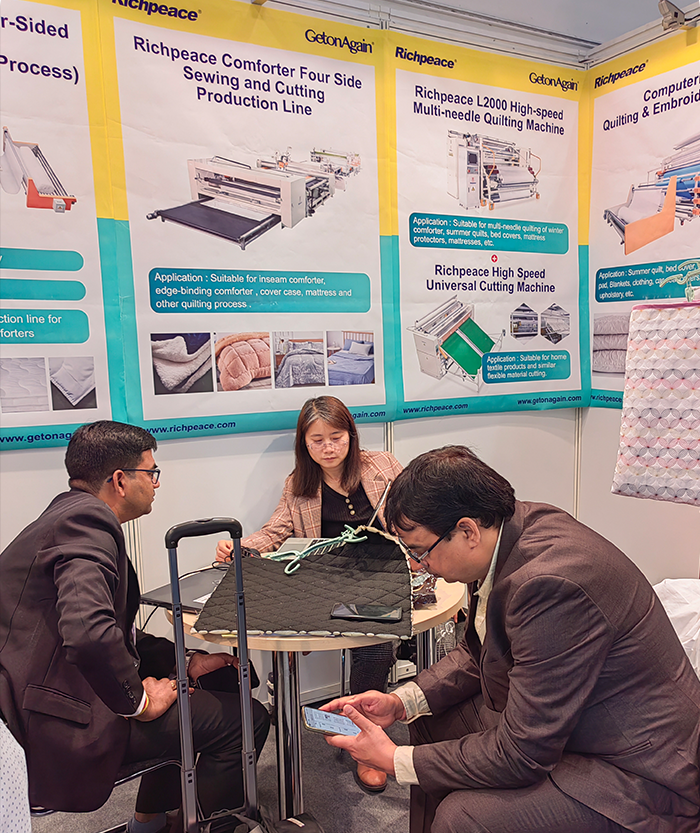 The 2023 Heimtextil Home Exhibition in Germany is in full swing! Richpeace looks forward to your visit! The 2023 Heimtextil Home Exhibition in Germany is in full swing! Richpeace looks forward to your visit!