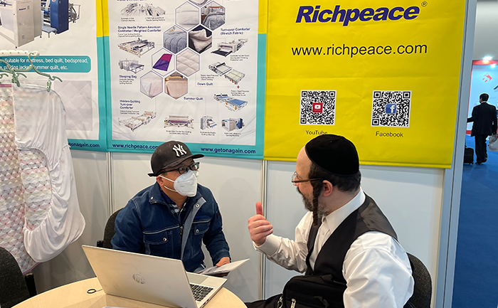 The 2023 Heimtextil Home Exhibition in Germany is in full swing! Richpeace looks forward to your visit! The 2023 Heimtextil Home Exhibition in Germany is in full swing! Richpeace looks forward to your visit!