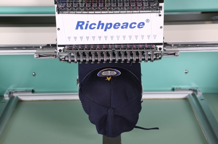 Richpeace Precision Single Head Cap/ Tubular Embroidery Machine 