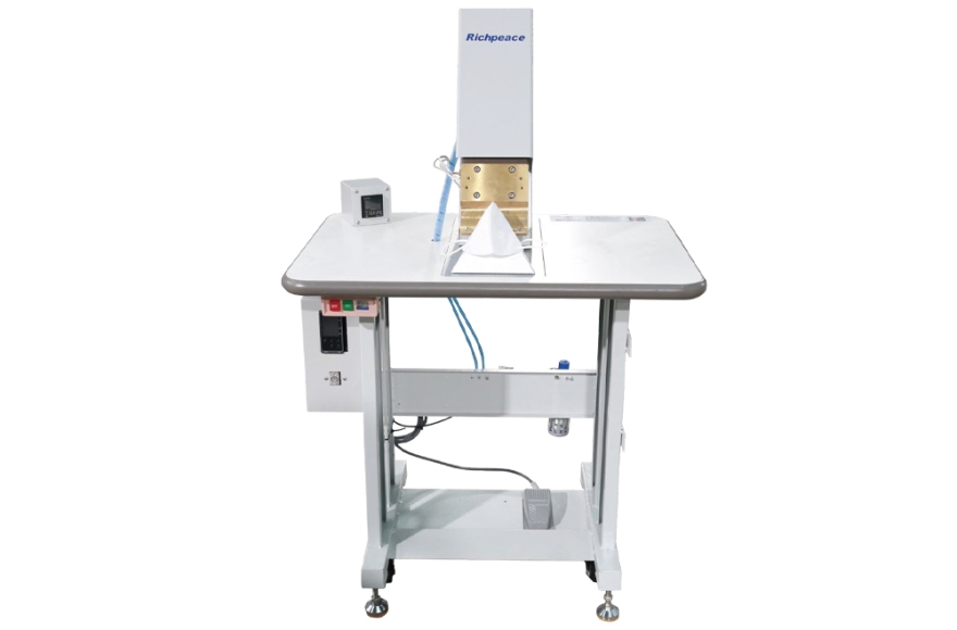 Manual Hot Press Outer Nose Clip And Inner Sponge Bar For Folded Mask Machine