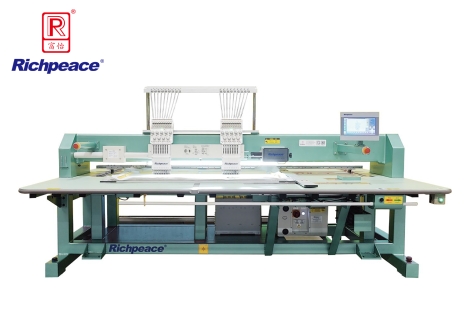 2 Heads Embroidery Machine(Optional 4 colors / 6 colors / 9 colors / 12 colors / 15 colors, according to machine heads distance)