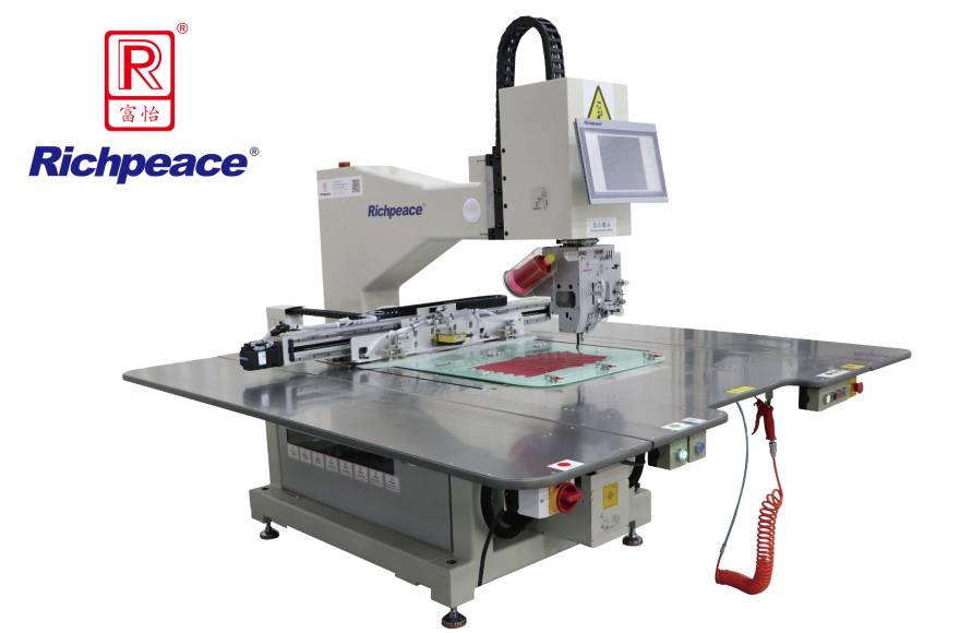 Richpeace Automatic Arbitrary Rotary Single Needle Leather Sewing Machine (Horizontal hook)