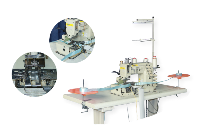 Richpeace Piping Seam Bind Sewing Machine