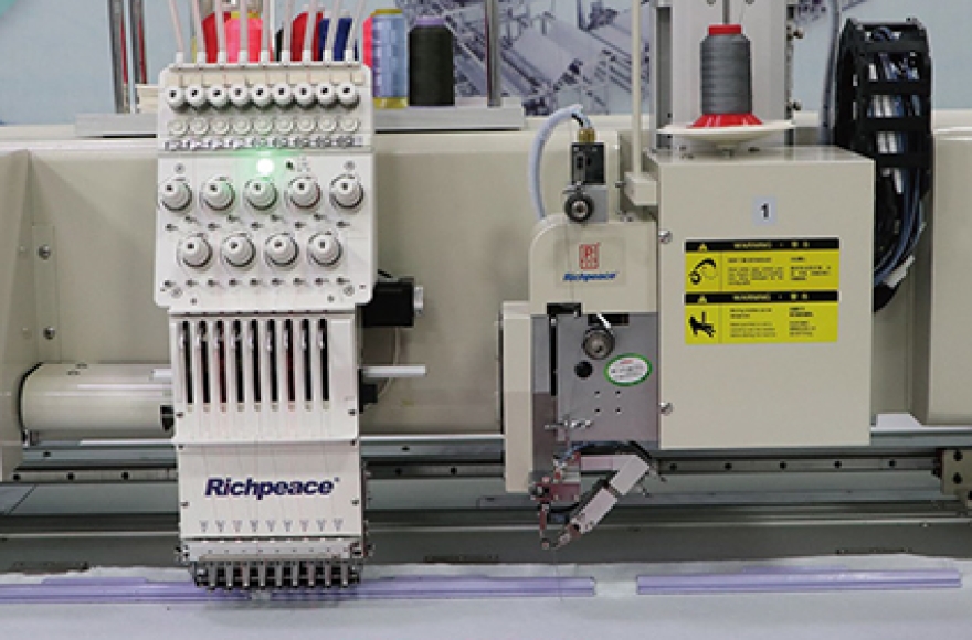 Richpeace Automatic Sewing+Embroidery Machine(9-color embroidery + Sewing)