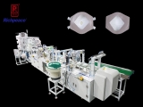 Richpeace Automatic Production Line For Cup Mask，F(xiàn)ull process automatic production of cup mask