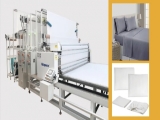 Home textile fabric with a diameter of 1.5 meters and a weight of 2 tons，how to spread the cloth automatically?Richpeace automatic spreading machine for large fabric roll