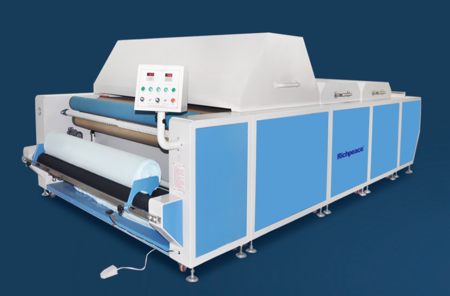 Fabric shrinking and forming Machine