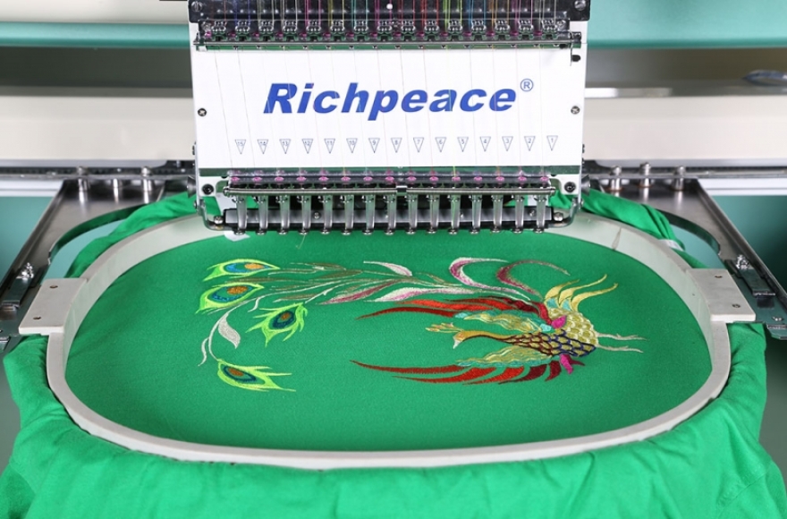 Richpeace Precision Single Head Cap/ Tubular Embroidery Machine 