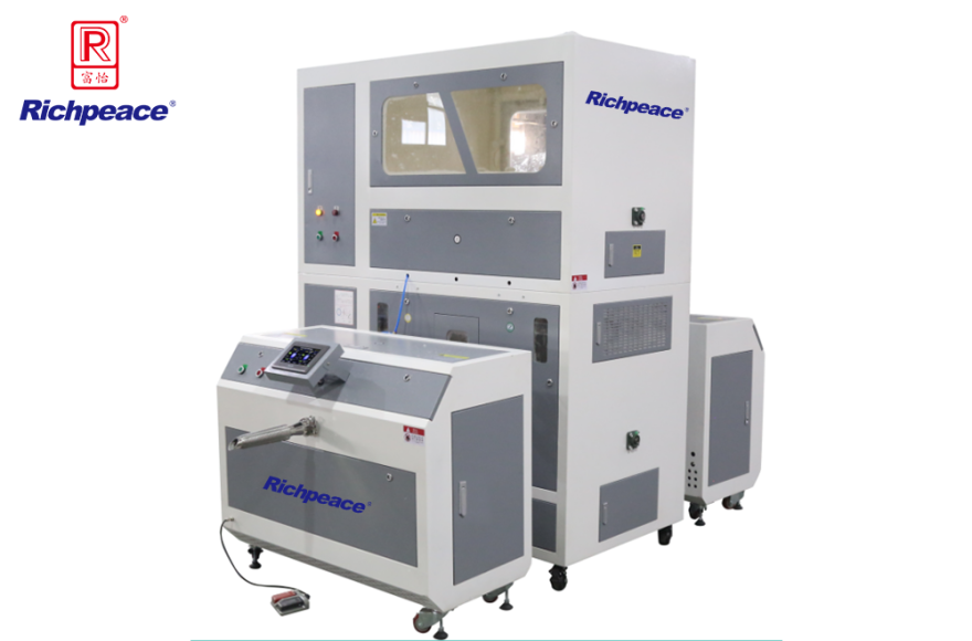 Richpeace Automatic Double-head Four-scale Down & Cotton Integrated Filling Machine