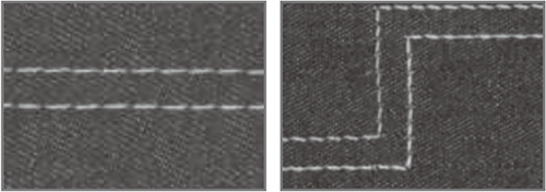 Computerized Double- needle Lockstitch Sewing Machine Computerized Double- needle Lockstitch Sewing Machine