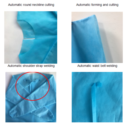 Automatic Protective Gowns Body Making Machine Automatic Protective Gowns Body Making Machine