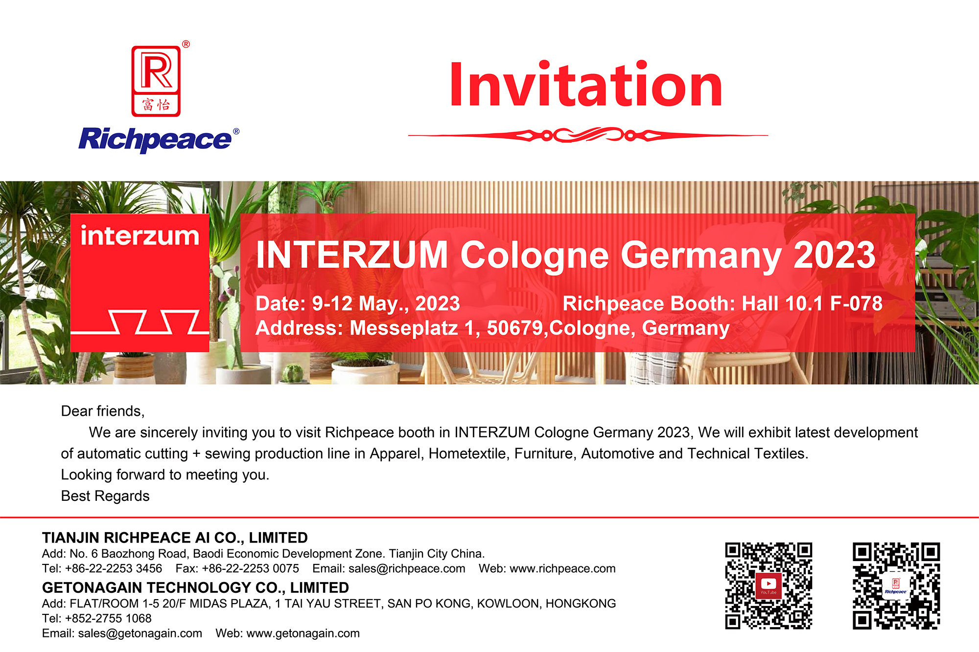 Exhibition Hit/ 2023 INTERZUM Cologne is going on Exhibition Hit/ 2023 INTERZUM Cologne is going on