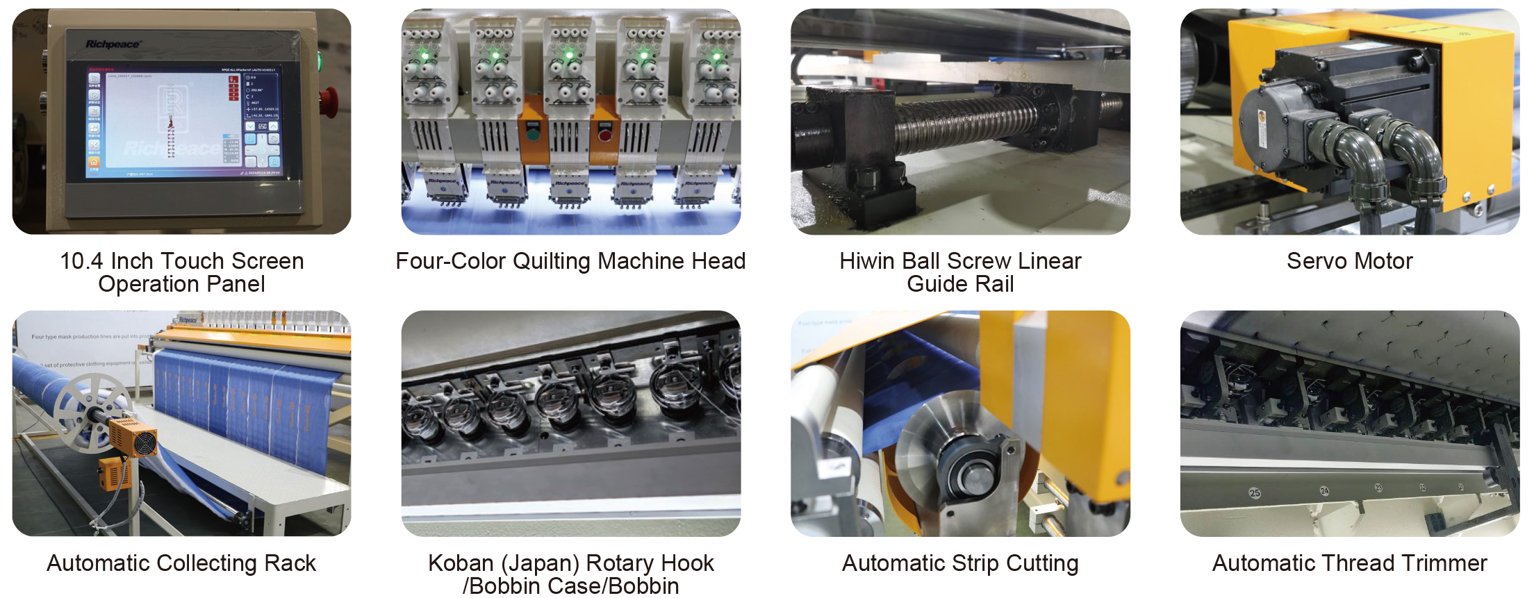 20240523富怡床墊圍邊專用卷到卷多色絎縫繡花裁剪全自動(dòng)一體機(jī)-英文-2